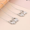 Pendant Rhinestone Stainless Steel Necklace