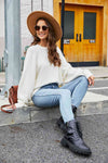 Round Neck  Long Sleeve Sweater