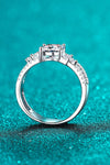 Moissanite Double Layered Ring