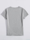 Rabbit Round Neck Short Sleeve T-Shirt