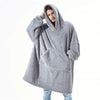 Professional Product Title: ```Cozy Hooded Sweatshirt with Spacious Pocket - Comfortable and Warm Double-Sided Fleece Sweater```