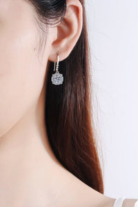 925 Sterling Silver Moissanite Hook Earrings - Everydayswear