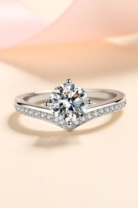 925 Sterling Silver Ring with 1 Carat Moissanite - Everydayswear