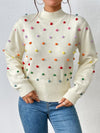 Women's Color Beaded Women's Knitwear Women's Fashion Sweater