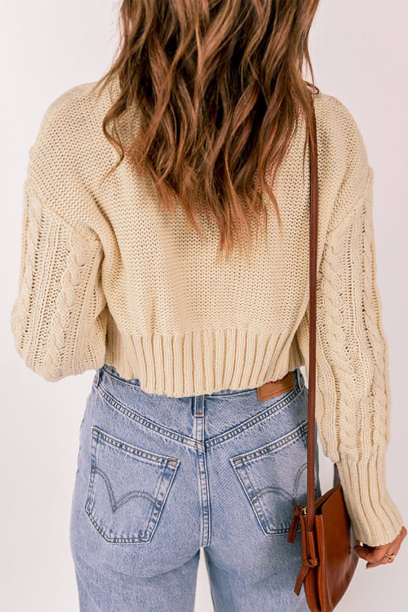 Crop Cardigan With Camisole