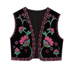 New Ladies Fashion Embroidered Cardigan Vest Vest