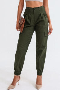 High Waist Cargo Pants