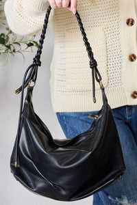 SHOMICO Braided Strap Shoulder Bag