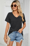 V-Neck Short Sleeve T-Shirt