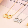 Pendant Rhinestone Stainless Steel Necklace