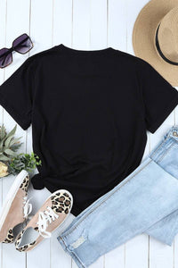 Animal Graphic Round Neck T-Shirt - Everydayswear