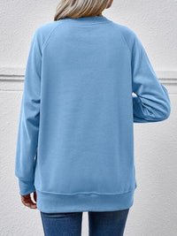 Round Neck Long Sleeve Sweatshirt