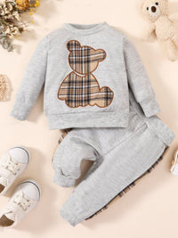 Baby Bear Graphic Sweatshirt and Joggers Set - Everydayswear