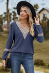 V-Neck Long Sleeve T-Shirt