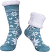 Women'S Slipper Socks with Grippers Soft Cozy Fleece Lined Socks Winter Warm Fuzzy Non Slip Socks for Women