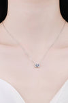 Beautiful Words 1 Carat Moissanite Pendant Necklace - Everydayswear