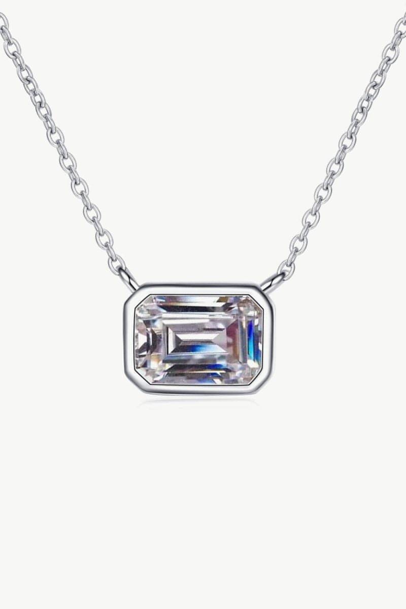 Beautiful Words 1 Carat Moissanite Pendant Necklace - Everydayswear