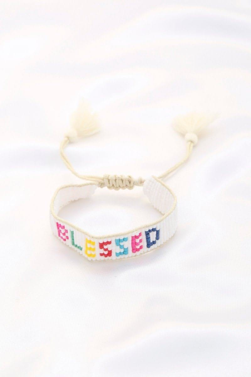 Blessed Bead Pull Tie Bracelet - Everydayswear