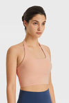 Breathable Halter Neck Sports Bra - Everydayswear