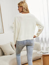 Button Down Rib-Knit Reversible Sweater - Everydayswear