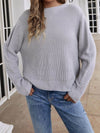 Button Down Rib-Knit Reversible Sweater - Everydayswear