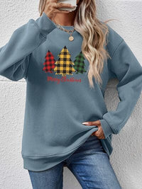 MERRY CHRISTMAS Dropped Shoulder Sweatshirt