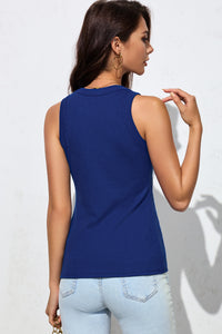 Solid Round Neck Tank