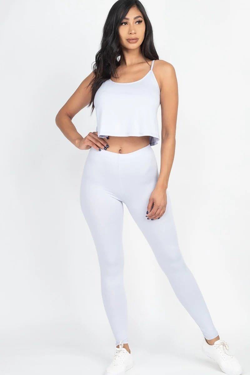 Cami Top And Leggings Set - Everydayswear