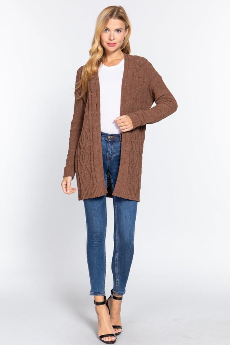 Chenille Sweater Cardigan - Everydayswear