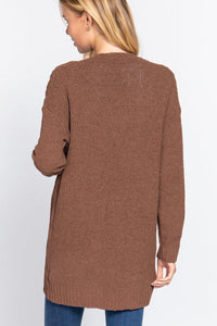 Chenille Sweater Cardigan - Everydayswear