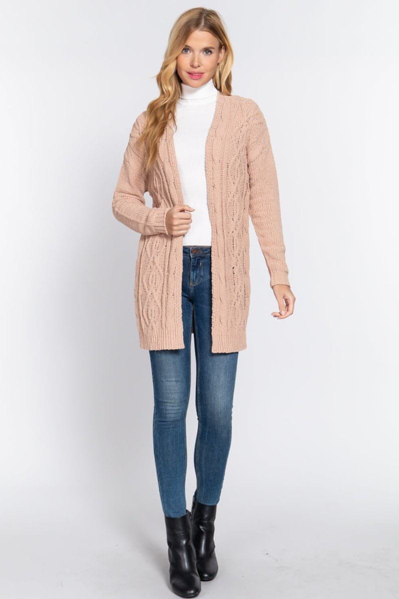 Chenille Sweater Cardigan - Everydayswear