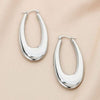 Stainless Steel Hinged Hoop Earrings