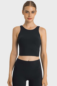 Feel Like Skin Highly Stretchy Cropped Sports Tank