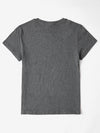 Rabbit Round Neck Short Sleeve T-Shirt