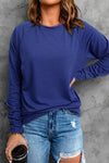 Round Neck Long Sleeve Sweatshirt