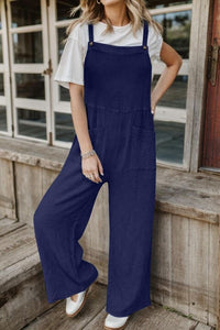 Full Size Wide Leg Front Pocket Jumpsuit