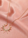 New Arrival Sunflower Pendant Necklace Retro Metal Clavicle Chain Fashion Creative Jewelry