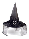 Halloween Hat Witch Party Black Pointed Hat