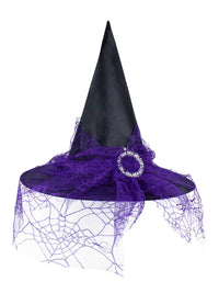 Halloween Hat Witch Party Black Pointed Hat