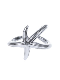 New fashionable and simple starfish niche design index finger ring