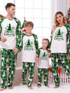 Christmas parent-child printed home pajamas two-piece set