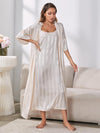 Strap pajamas women's long nightgown high-end home service set