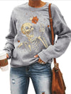 Women's Halloween Knitted Long Sleeve Tops