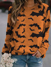 Women's Halloween Knitted Long Sleeve Tops