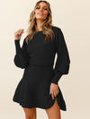 Women's slim and thin temperament bottoming sweater dress