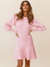 Women's slim and thin temperament bottoming sweater dress