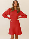 Women's slim and thin temperament bottoming sweater dress