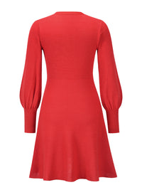 Women's slim and thin temperament bottoming sweater dress