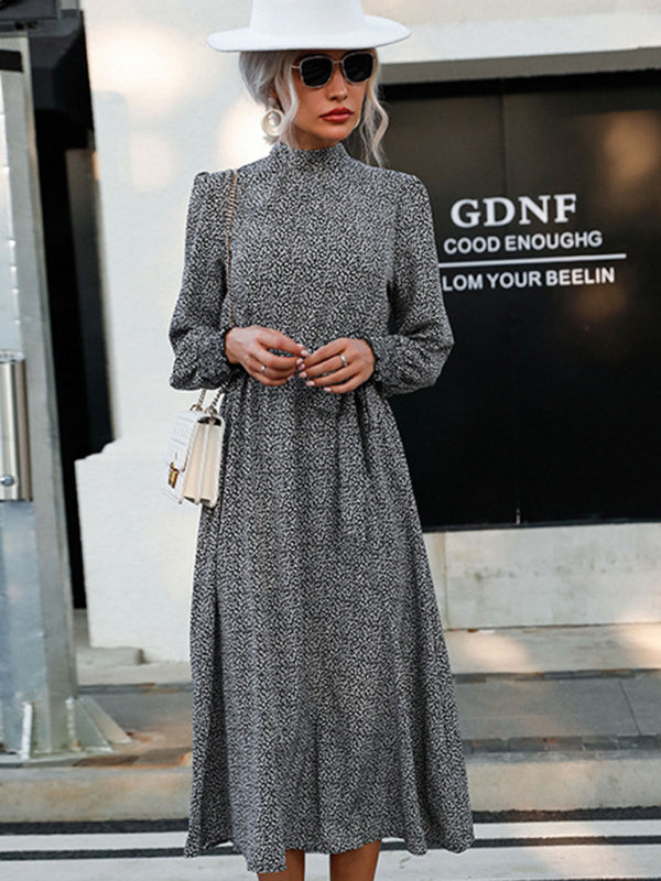 Women's long -sleeved new product fashion and comfortable dress