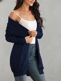 women's long sleeve knitted cardigan cardigan